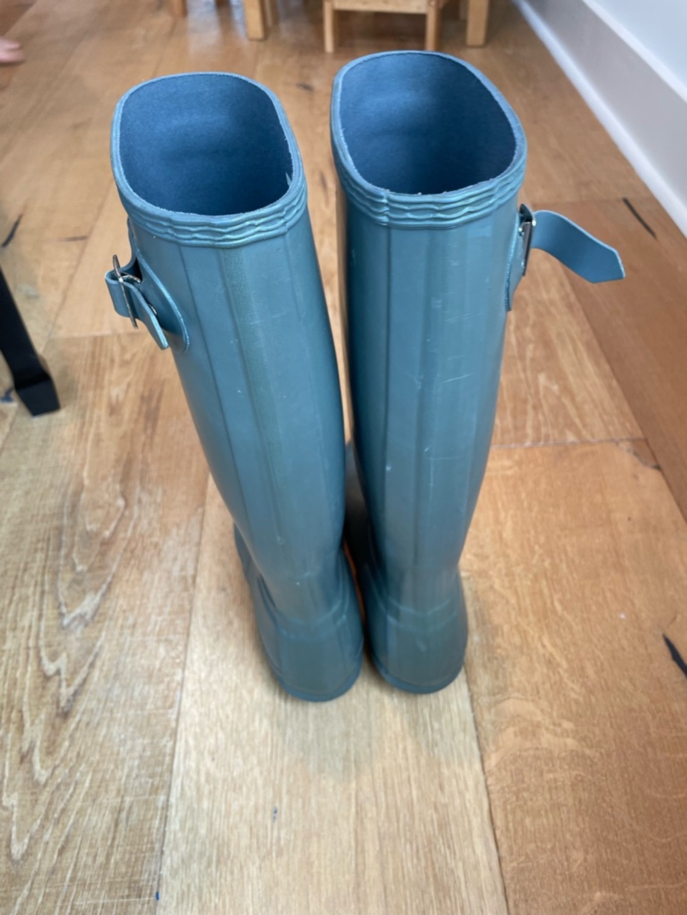 Hunter Tall Rain Boots in Grey - Picture 2 of 8